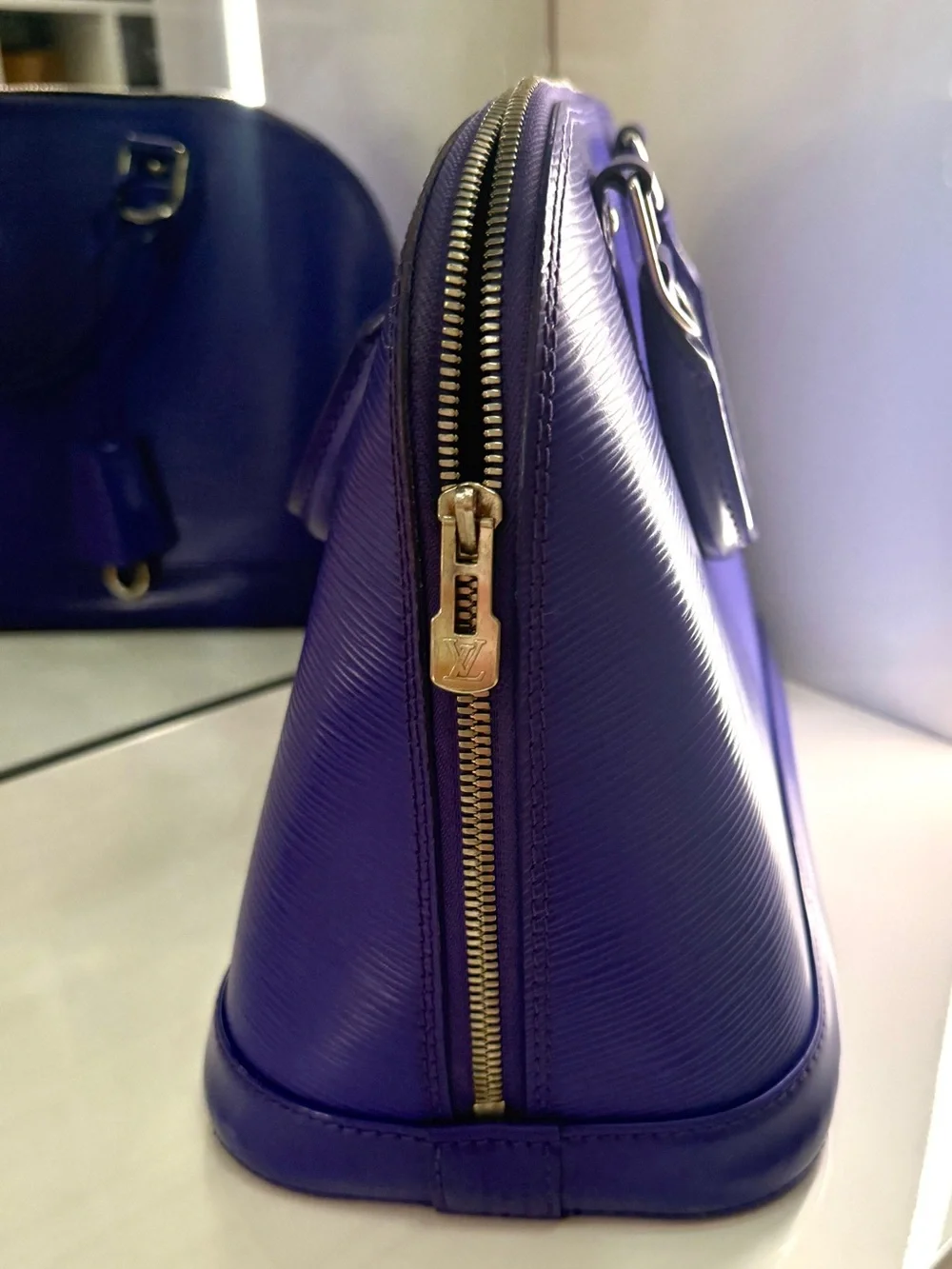 Louis Vuitton Alma PM Epi Leather in Purple